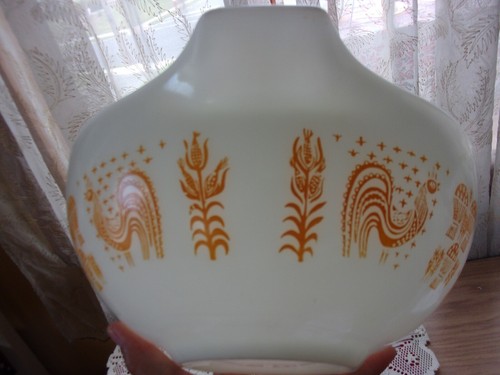Pyrex orange pumpkin Butterprint bowl vntg '65 HTF Rare 4 qt 444 Cinderella VGUC - Picture 6 of 13