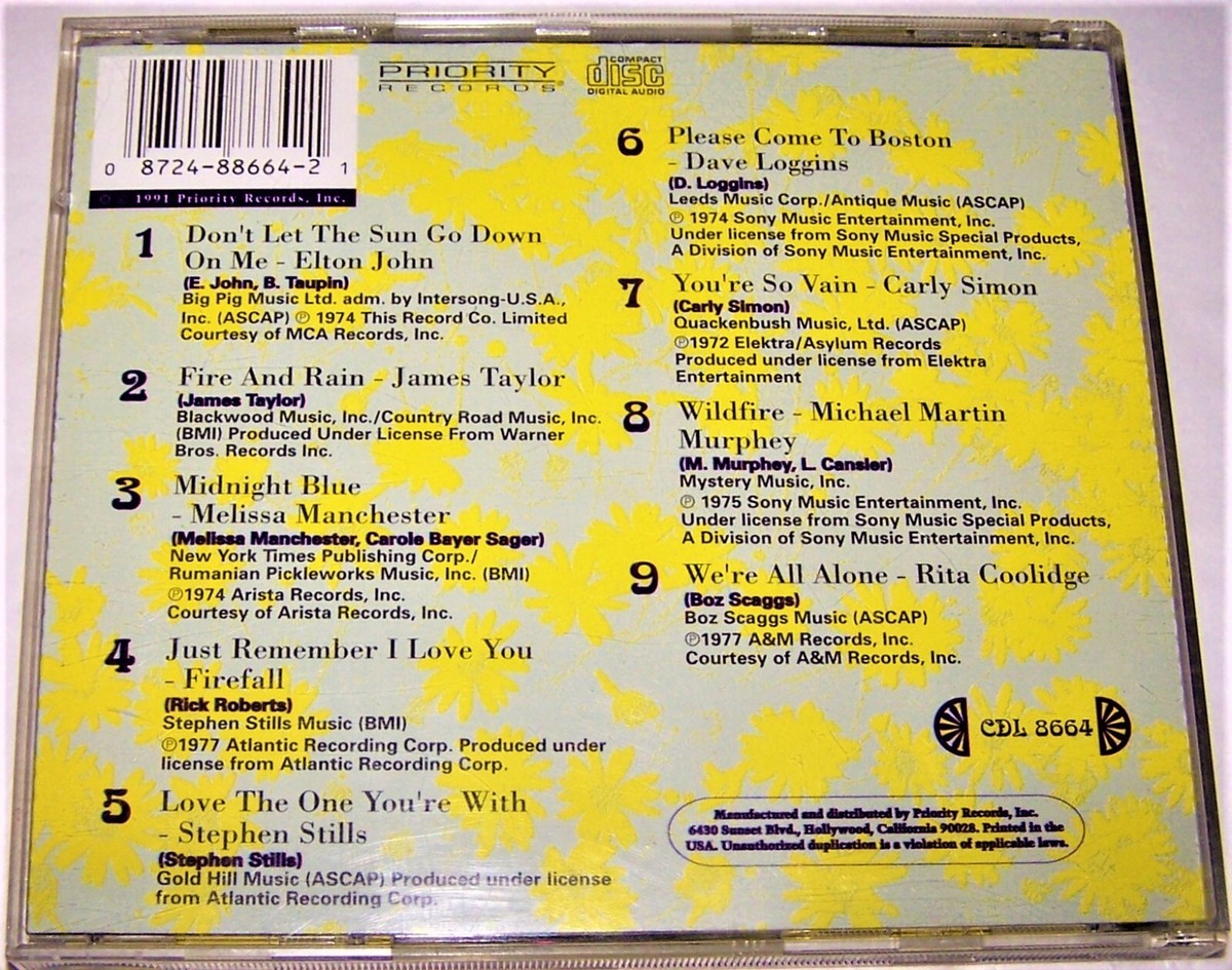 High Times - 70's Greatest Rock Hits CD 1991 | eBay