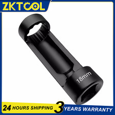 Universal 18MM Suspension Strut Nut Socket Remover Tool with 12 Point 1/2" Drive