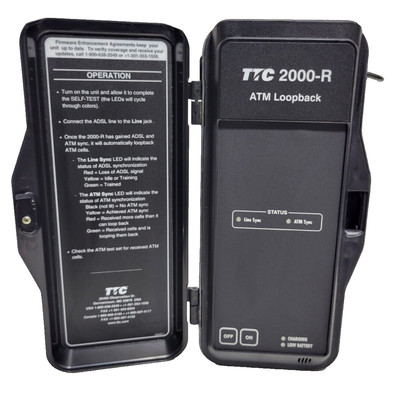 TTC MODEL: 2000-R ATM LOOPBACK TEST SET USED