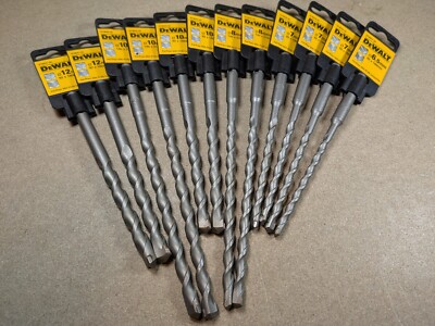 DeWALT SDS PLUS Bohrer-Set - 12-teilig - Beton Ziegel Mauerwerk