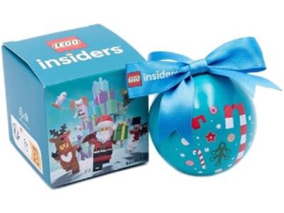 Lego 5008196 Insiders Holiday Tin Bauble Ornament Exclusive Limited Edition New