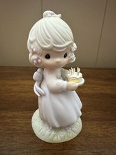 Precious Moments Vintage 1990 May Your Birthday be a Blessing Figurine