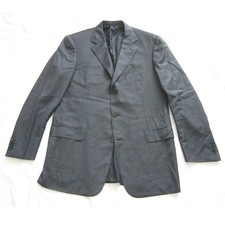 Ermenegildo Zegna Trofeo Saks 5h Ave Pinstripe Wool Swiss Blazer 44R MJ119 