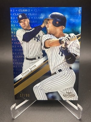 2019 Topps Gold Label - DEREK JETER - Class 2 Blue /99 COLOR MATCH YANKEES