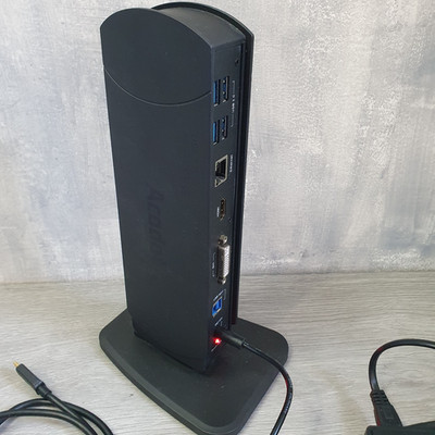 Acodot USB 3.0 Dual Monitor PC Computer Laptop Dockingstation PSU Netzteil