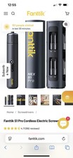 Fanttik NEX S1 Pro Cordless Electric Screwdriver Black, Li-Ion, Bits Case