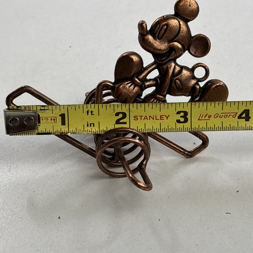 Hanayama Nivel 1 Metal Fundido Rompecabezas Rompecabezas Adorno Mickey Mouse DISNEY - Imagen 4 de 4