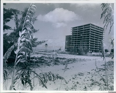 1978 Treasure Island Sunset Beach Mansions Abandoned Historic Vintage Photo 8x10
