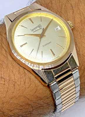 Genuine 1960s Eberhard  & Co Scafodat 11532-65 Cal 11501 Serviced 27J Swiss Made