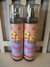 Bath  Body Works STARFRUIT SANGRIA Fine Fragrance Body Mist Spray 8oz SET X2