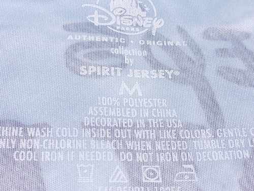 DISNEY Typhoon Lagoon Spirit Jersey Rash Guard Lilo Stitch Blue Waves Medium M - Picture 4 of 7