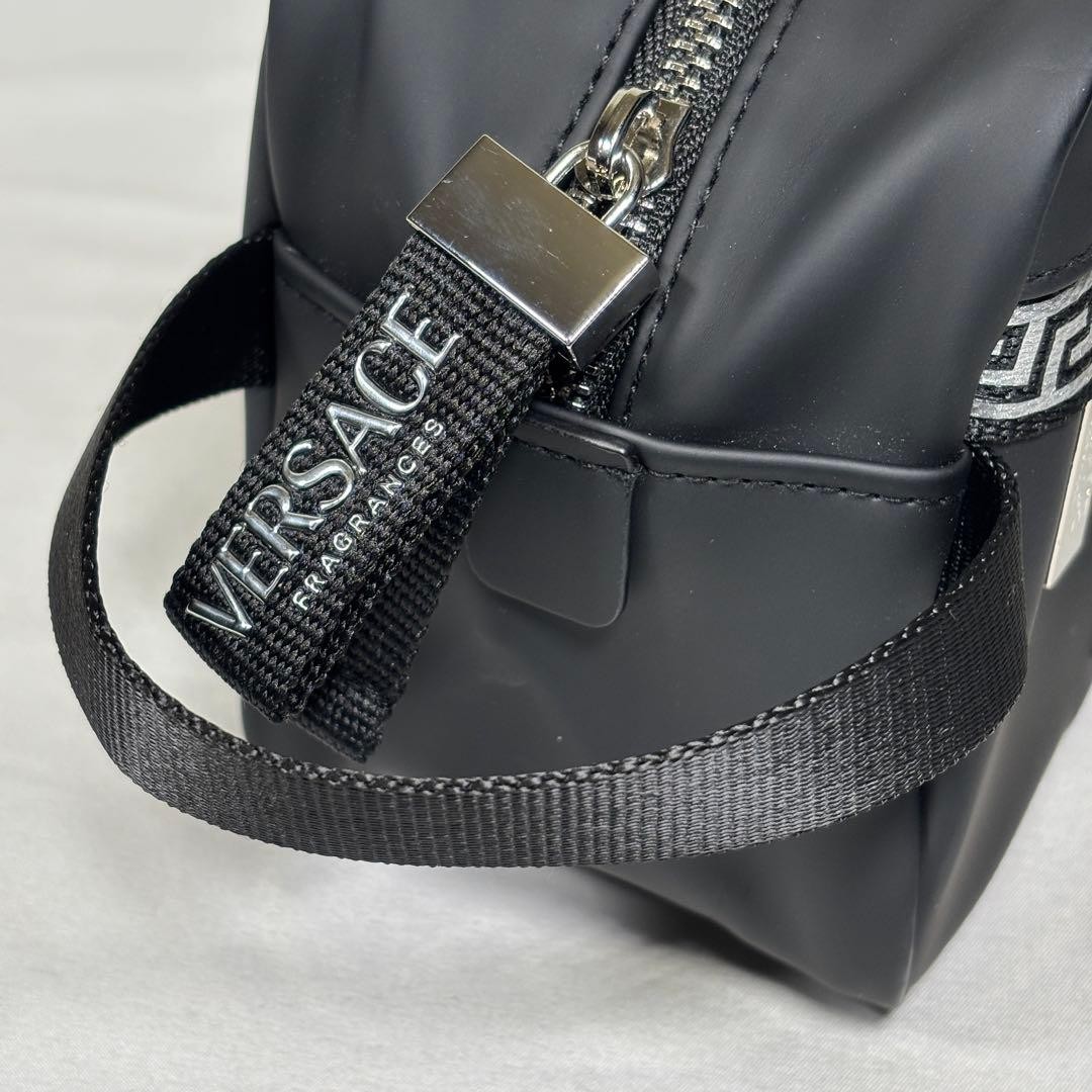 Versace Black PVC Clutch Bag Secondhand Good Condition thumbnail 7