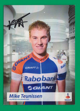 CYCLISME carte cycliste MIKE TEUNISSEN  équipe RABOBANK Giant signée