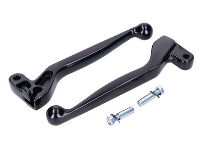 Kupplungs- und Bremshebel ALU eloxiert schwarz für Simson S50, S51, S53, S70, S8