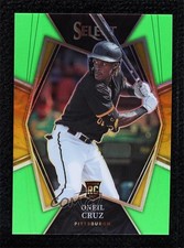 2022 Panini Select Premier Level Neon Green Prizm 11/99 Oneil Cruz #101 00d2