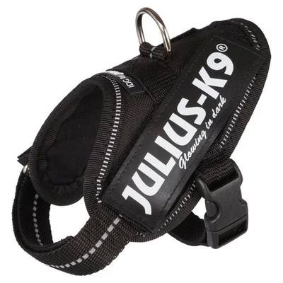 Julius-K9 IDC Powergeschirr schwarz, ergonomisch, atmungsaktiv, Hundeharnisch