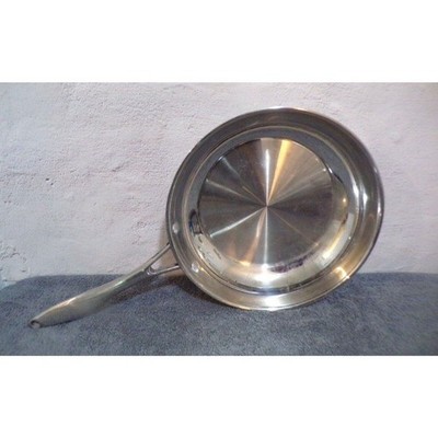Wolfgang Puck Bistro Collection 11'' French Skillett w/Glass Lid Stainless Steel