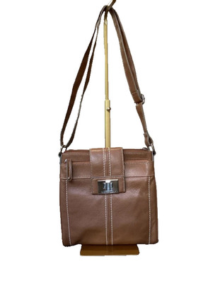 Tignanello Light Brown Leather Shoulder Bag