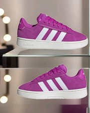 ADIDAS Women Grand Court Alpha 00s Comfy Casual Purple Shoe / JH7231 / Size 6