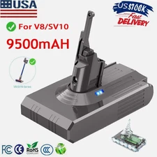 21.6V 9500mAh Replacement Battery For Dyson V8/SV10 Cordless Li-ion Battery NEW