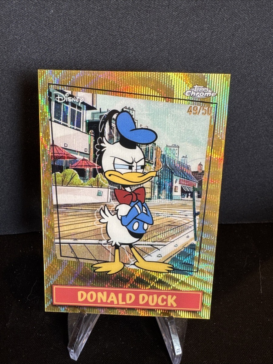 2026 Topps Disney Neon-Donald Duck-Mickey Shorts Short Prints-Gold