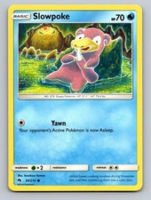 Slowpoke 54/214 Common Lost Thunder Near Mint on eBay