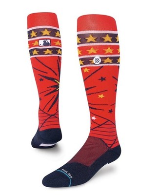 2022 Stance MLB All-Star FEEL360 OTC Socks Red Discontinued Rare NWT Size L