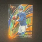 2025 Panini Select Jaxson Dart Rookie Orange Prizm Shock /399 Giants Club Level