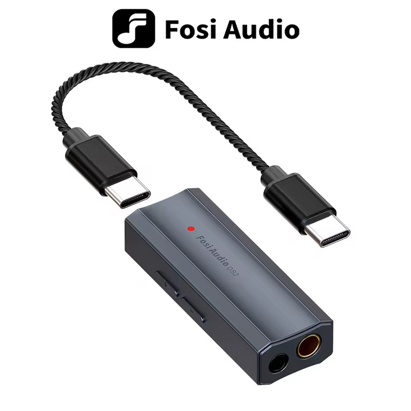 Fosi DS2 USB C to 3.5mm 4.4mm Balanced Headphone DAC AMP Dongle 2x CS43131 DSD