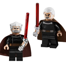 Niestandardowe minifigurki Lego Count Dooku Jedi Sith Clone Wars Pakiet