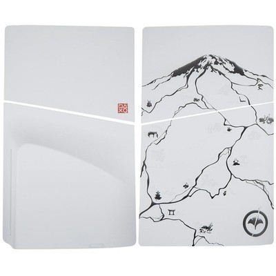 Ghost of Yotei Faceplate Cover for PS5 Slim Disc Edition Top Bottom Replacement