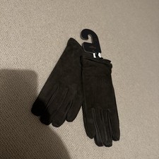 Next branded brown suede leather gloves medium new RRP £32 free post 