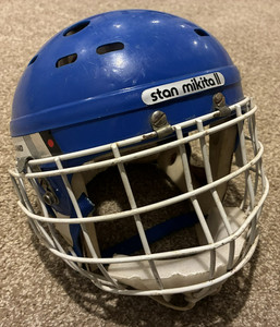 Northland Stan Mikita II Hockey Helmet and Mask - Blue Adult Model 89 - RARE!!