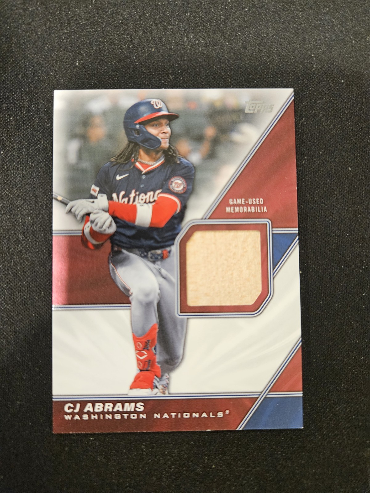 2026 Topps Series 2 CJ Abrams Major League Material Game Used Bat Relic #MLM2-CA