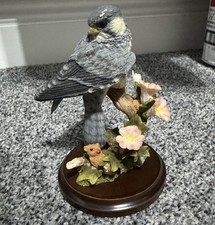 Country Artists Peregrine Falcon with Bindweed and Mouse Handpainted Figurine