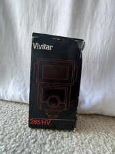 Vivitar 285 HV Zoom Thyristor Shoe Mount Flash New open box 