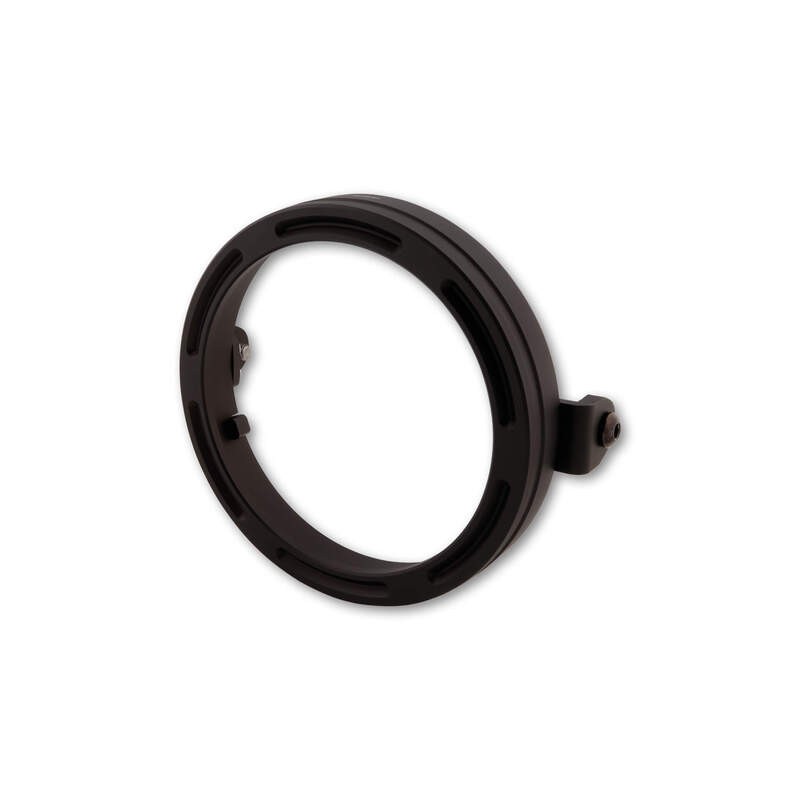 Support de phare 7 pouces HIGHSIDER FRAME-R1 noir, idéal pour sorties nocturnes en moto
