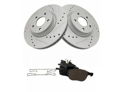 For 2005-2011 Volvo V50 Brake Pad and Rotor Kit Front 45235GHYD 2006 2007 2008