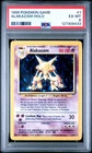 1999 POKEMON BASE SET UNLIMITED #1 ALAKAZAM-HOLO PSA 6