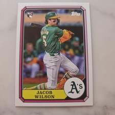2025 Topps Archives #87BB-7 Jacob Wilson 1987 Topps Boardwalk and Baseball