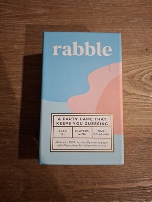 Rabble - A Party Game That Keeps You Guessing | 4-20+ Players | Ages 14+  100%