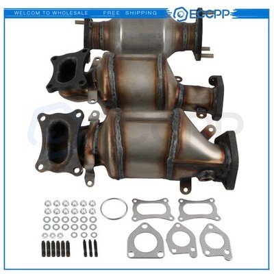 Complete Catalytic Converters for 2009-2015 HONDA PILOT 3.5L 45131 45132 16447