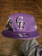 COLORADO ROCKIES New Era 9FIFTY Snapback Team Adjustable Hat Cap Purple Doyle