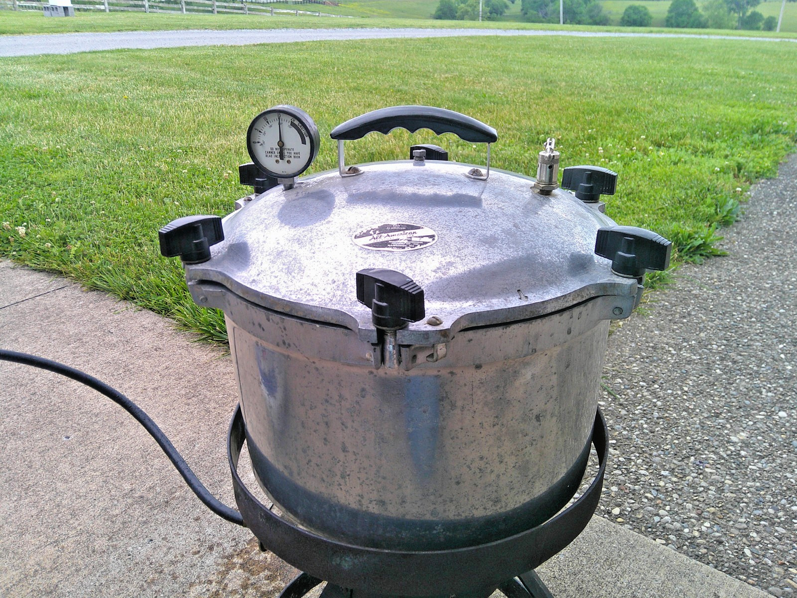 All American Vintage No. 7 Pressure Canner/Cooker Aluminum 15-1/2qt. Tested
