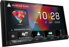 Kenwood DMX8021DABS 7" Bluetooth Wireless CarPlay Android Auto DAB+ Sygic GPS