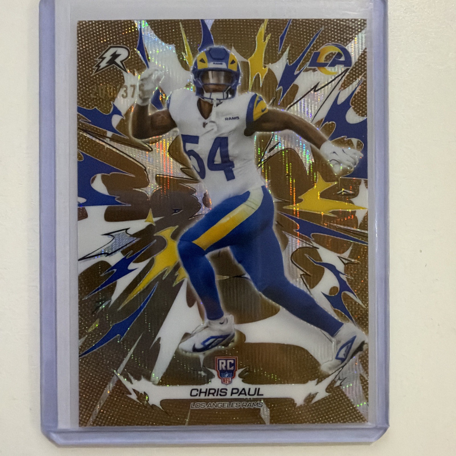 Chris Paul RC - 2025 Topps Resurgence Bronze Surge 074/375 #153 - Rams