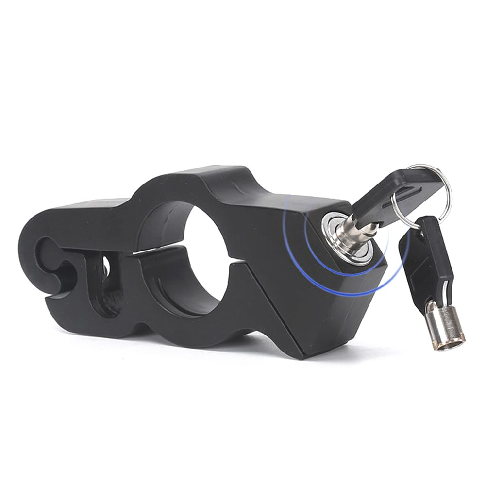 Motor Handlebar Lock Anti-Theft Grip Throttle Security Bike Scooter ATV Black