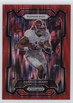 2024 Panini Prizm Draft Picks Red Flash Prizm 49/49 Derrick Henry #100 2o0