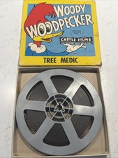 Castle Films - Woody Woodpecker Tree Medic Long Silent Ver. RARE 8mm